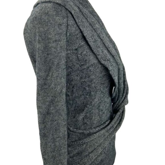 Aphorism Women's Medium Cable Knit Sweater Angora Rabbit Hair & Wool Blend - Picture 12 of 15